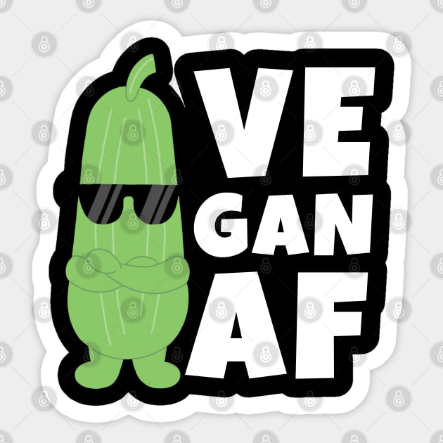 Vegan AF Sticker by ricricswert